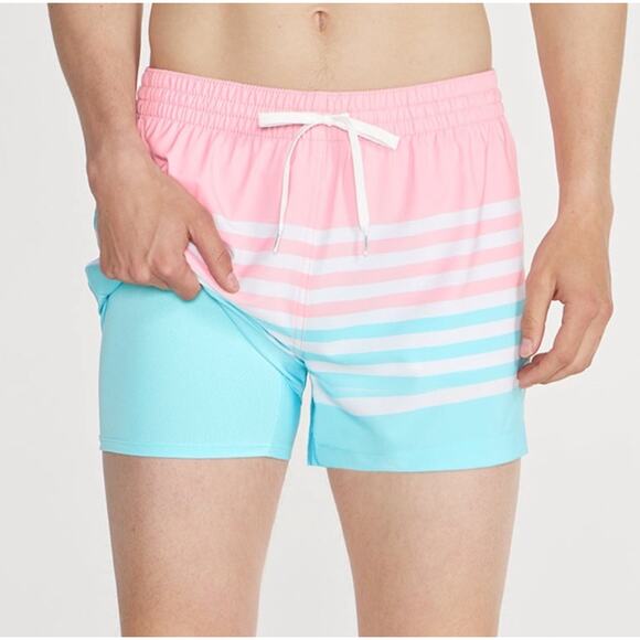 CHUBBIE'S Swim Trunks Size Large 5.5" Inseam 'On The Horizons' Classic Lined - Picture 1 of 12